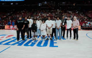 Youth on court at NBA Summer League